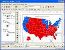National Map With Multiple Data Layers